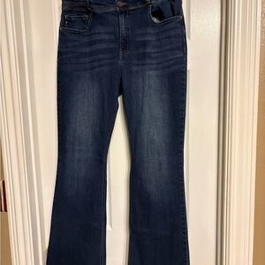 KanCan Dark Blue Flare Jeans